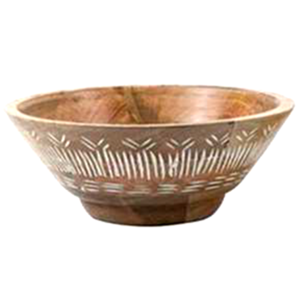 Bol à mélanger de service de cuisine unique personnalisé en bois d'acacia nouveau Design 2025 artisanat indien article décoratif pour la maison de haute qualité - Product Image 4