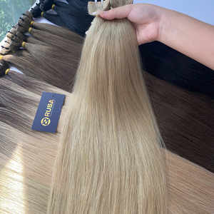 Extensions de cheveux vierges de haute qualité à cuticules alignées, super double drawn, invisibles, à bandes adhésives, 100 % cheveux humains vietnamiens, trame simple - Product Image 4