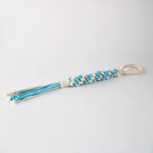 Juguete de algodón resistente con asa de lazo para perros, diseñado para juegos de alta tensión y tracciones repetidas, fabricado en Vietnam. - Product Image 3