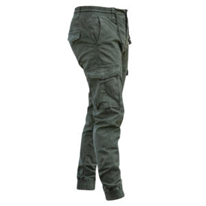 Pantalones Cargo de algodón transpirable de talla grande para hombre, pantalones informales bordados con bolsillo de primavera en la calle, tallas disponibles - Product Image 1