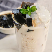 Nata de Coco en vrac, gelée de noix de coco et de konjac pour ingrédients de bubble tea et garniture de desserts aux fruits