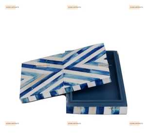 Juego de posavasos con incrustaciones de hueso 100%, cocina clásica y resina de mesa, la mejor calidad para una decoración elegante del hogar - Product Image 4