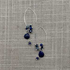 Perles de perles vertes Boucles d'oreilles plaquées argent Boucles d'oreilles élégantes en perles de rocaille faites maison Mode unique Bijoux faits à la main Design créatif - Product Image 6