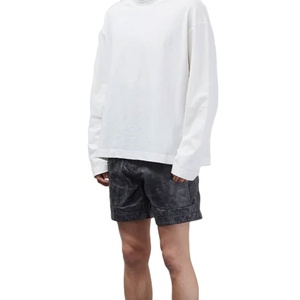 Shorts en cuir confortables et respirants de haute qualité pour hommes, fabriqués au Pakistan, prix bas, contraste de couleurs, shorts en cuir pour hommes - Product Image 4