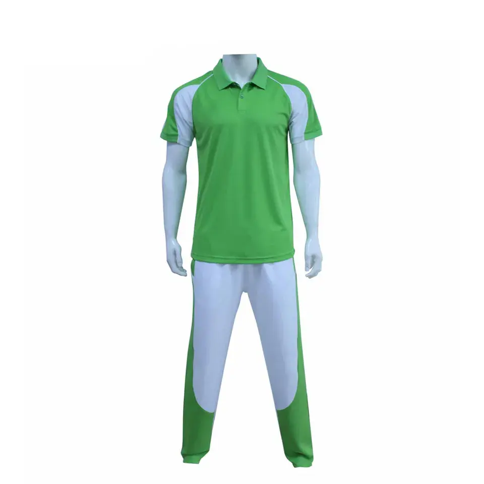 전문 크리켓 훈련 통기성 크리켓 바지와 저지 세트 맞춤형 디자인 스포츠웨어 크리켓 유니폼 세트