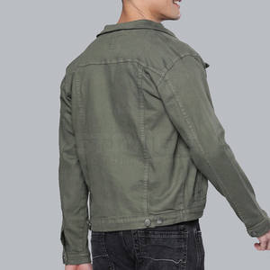 Chaqueta de Mezclilla de Lona con Construcción Duradera y Comodidad Diaria, Acabado Premium, Ecológica y Transpirable, con Logotipo Frontal, Chaqueta de Invierno - Product Image 2