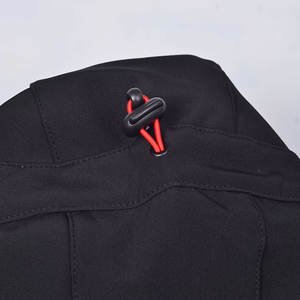 Coupe-vent d'été personnalisé pour hommes Veste décontractée à manches courtes zippée en polyester et nylon patchwork avec fermeture à glissière tissée - Product Image 6