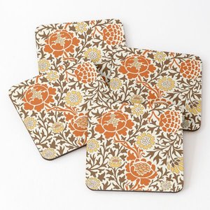 1249 mangue/acacia bois émail imprimé thé tasse tapis en gros personnalisé carré octogone circulaire triangle personnalisé tasse sous-verres - Product Image 2