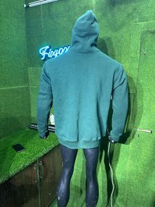 Sweat à capuche d'hiver de haute qualité 500 Gsm, sweat à capuche court streetwear pour hommes, sweat à capuche en molleton personnalisé avec broderie personnalisée, couleur personnalisée - Product Image 3