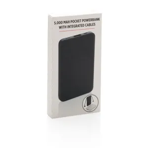 Powerbank Tascabile Personalizzato da 5.000mAh per Gadget Promozionali - Product Image 4