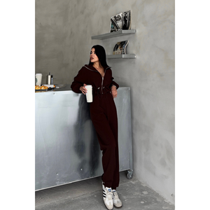 Brown Fabric <b>Tracksuit</b> Set Gift for Sports Enthusiast - Product Image 1