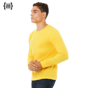 Camiseta Deportiva Personalizada Transpirable 100% Algodón de Manga Larga Lisa - Product Image 4