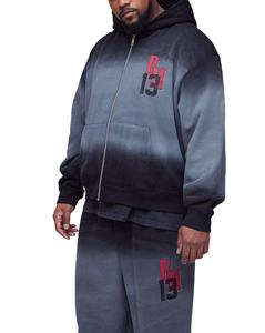 Sudadera con Capucha de Forro Polar Personalizada para Hombre, Conjuntos Deportivos Transpirables y Resistentes al Viento, Nuevo Diseño, Lavado Ácido, Ropa Deportiva Urbana, Conjuntos Deportivos al por Mayor - Product Image 5