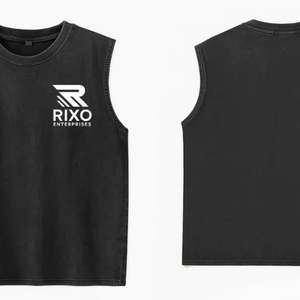 เสื้อกล้ามผู้ชายไซส์ใหญ่สำหรับฤดูร้อน RIXO ENTERPRISES ผ้าฝ้ายถัก 100% ระบายอากาศได้ดี คอกลม น้ำหนัก 220 กรัม พิมพ์ลายตามสั่ง ปรับแต่งได้ ผลิตจากโรงงาน - Product Image 1