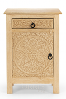 Table de chevet en bois artisanale moderne avec tiroir, couleur personnalisable, durable, pour chambre, appartement, salon, salle à manger, mobilier de maison