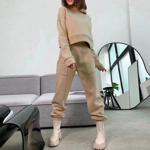 Nueva Venta caliente Otoño Invierno con capucha ropa de entrenamiento traje de estante ropa deportiva de mujer Jogger mujeres chándal conjunto chándal - Product Image 2