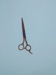 Nouvelles ciseaux de coupe de cheveux de haute qualité, nouvelle arrivée, ciseaux de coupe en acier inoxydable à bord rasoir, couleur or rose - Product Image 2