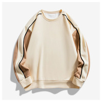 Sweat-shirts d'hiver pour hommes en coton épais 370 g/m² de haute qualité, vente en gros, logo personnalisé, impression numérique, broderie, col rond