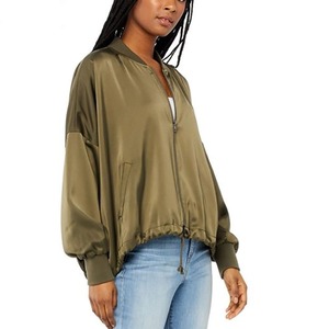 Chaqueta de satén informal de alta calidad para mujer, chaqueta de satén de manga larga de estilo más nuevo para mujer - Product Image 3