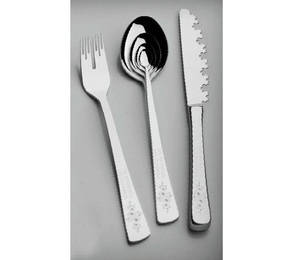 Couverts en métal plaqué argent artisanal ancien élégant Accessoires de table à manger de luxe vintage Style vintage de luxe plaqué argent - Product Image 4