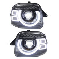 Pour Jimny JB23 JB33 JB43 2007-2017, ensemble de phares à LED à double faisceau de style Range Rover avec lentille de projecteur et clignotants séquentiels