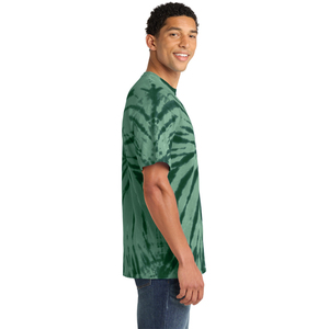 T-shirt en coton tie-dye personnalisé |   Fabricant de vêtements de mode streetwear unisexe à motif en spirale artisanal en gros - Product Image 4