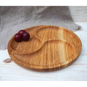 Assiette en bois réutilisable pour un mode de vie éco-responsable, fabriquée à la main et durable - Product Image 6