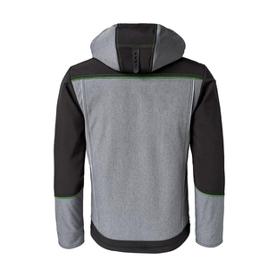 Diseñe su propio logotipo Estilo con capucha Chaqueta Softshell para hombre Impresión digital Chaqueta Softshell para hombre Chaqueta cortavientos para uso al aire libre - Product Image 2
