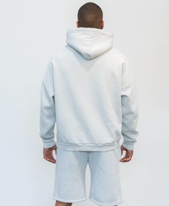 Sweat-shirt à capuche unisexe en coton mélangé de qualité supérieure Essential Tech Fleece Sweatshirt Vert Pomme Confortable Personnalisable pour l'hiver Zero - Product Image 5