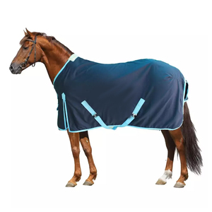 Alfombra de sábana de verano de caballo de algodón polivinílico de alta calidad personalizada con logotipo de goma para pedidos a granel a un precio económico - Product Image 2