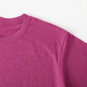 Camisetas de manga corta con cuello en V de Color sólido de verano para hombre, Camiseta de algodón 100% transpirable de ajuste holgado suave para hombre, ropa informal para hombre - Product Image 5