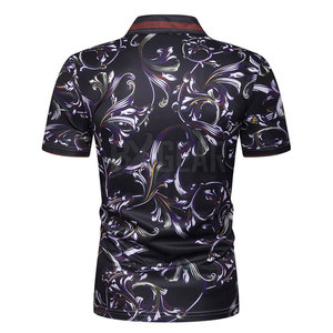 Camiseta Polo de sublimación cómoda y suave para hombre, ajuste informal con tela transpirable, ideal para el estilo diario - Product Image 3