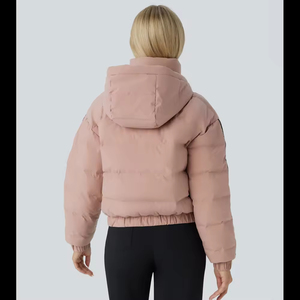 Veste matelassée courte pour femme, fabriquée avec des matériaux de qualité supérieure, vêtements décontractés surdimensionnés, nouvelle collection d'hiver, automne - Product Image 5