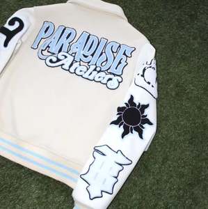 Fabricant de vestes universitaires Letterman à manches longues en cuir brodé de haute qualité avec logo personnalisé pour hommes veste universitaire - Product Image 6