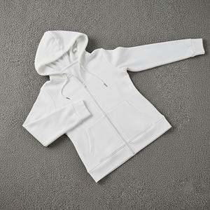 Sweats à capuche d'hiver pour femmes de haute qualité surdimensionnés Full Zip broderie 3D personnalisée confortable Anti-rides Streetwear fermeture éclair avant - Product Image 3