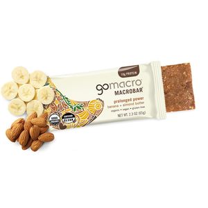 GoMacro MacroBar Organic Vegan <b>Protein</b> Bars - Banana + Almond Butter, (2.3 Ounce Bars, 12 Count) - Product Image 3