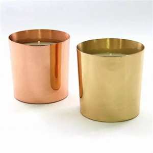 Indian Design Classic Matt Gold Metal Aluminium Cast Votive <b>Candle</b> Jar Holder <b>Long</b> <b>Lasting</b> Stand for Home Decoration Weddings - Product Image 3