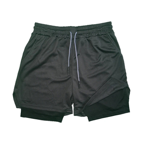 Short d'entraînement sportif pour hommes 2024 Nouveau short chaud tricoté en toile de haute qualité Poche confortable Taille élastique Respirant Rapide - Product Image 5