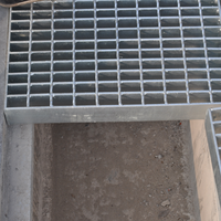 Grille de drainage extérieure pour fosses de drainage des eaux pluviales en acier au carbone