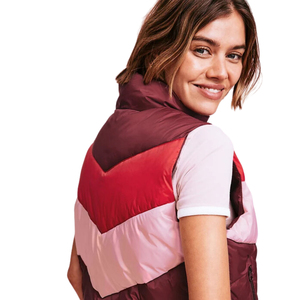 Gilet chaud pour femmes respirant matelassé vêtements d'hiver doux au toucher coque extérieure coupe confortable Gilet matelassé pour femmes - Product Image 4