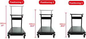 Herramientas ITA, Carro Plegable 2 en 1 con Asiento, Capacidad de Peso Manual de 227 kg, Proveedor OEM ODM de Taiwán - Product Image 6