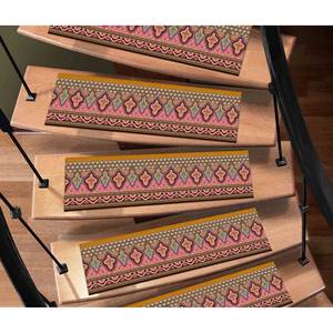 Alfombra con Estampado de Flores: Diseño Kilim Moderno para Escaleras Fáciles de Limpiar, Goblen - Product Image 1