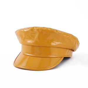 Gorras Newsboy para mujeres y niñas, sombrero de pintor de taxista de cuero PU, Boina Gatsby Ivy, tocado brillante con purpurina, Hip Hop Kpop - Product Image 4