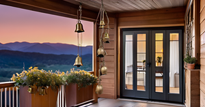 Antik Vintage teneke rüzgar çanları derin ton demir çanları bahçe asılı ağaç anıt sempati noel hediyeleri için - Product Image 5