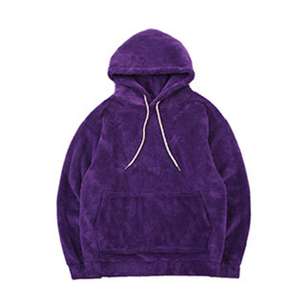 Sweats à capuche personnalisés avec logo, sweats à capuche pour hommes en gros, sweats à capuche thermiques surdimensionnés en sherpa avec des motifs brodés 2026 - Product Image 2