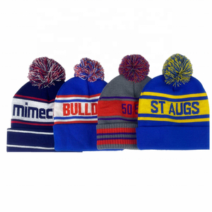 High Quality Unisex Custom <b>Christmas</b> Acrylic Beanie Knit <b>Hat</b> New Fashion Winter Holiday Accessory with Pom Pom Wholesale - Product Image 5