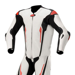 Combinaison de course de moto respirante personnalisable pour hommes ou femmes avec logo personnalisé Vêtements de sport en cuir personnalisés - Product Image 4
