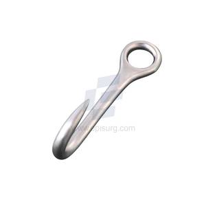 Crochet à œil Shar Noked en acier inoxydable à grand trou, instruments chirurgicaux réutilisables pour usage vétérinaire du bétail, OEM, marque privée - Product Image 2