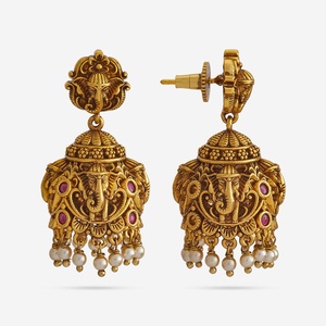 ต่างหูมุกสวยงามสไตล์โบราณเหนือกาลเวลา - Product Image 4