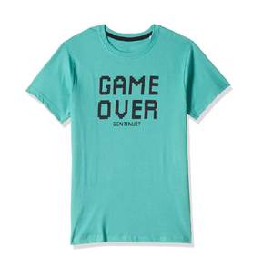 T-shirt à manches courtes pour garçons, surdimensionné, classique, épais, 100% coton, à séchage rapide, décontracté, avec logo personnalisé - Product Image 2